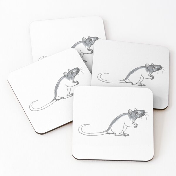 Item preview, Black-Hooded Rat designed and sold by HalfMoonWorks.