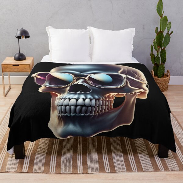 Item preview, Skull with glasses designed and sold by DebriArte.