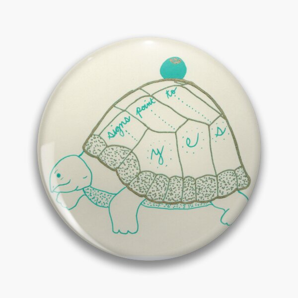 Item preview, tortoise says: signs point to yes designed and sold by kugeleh.