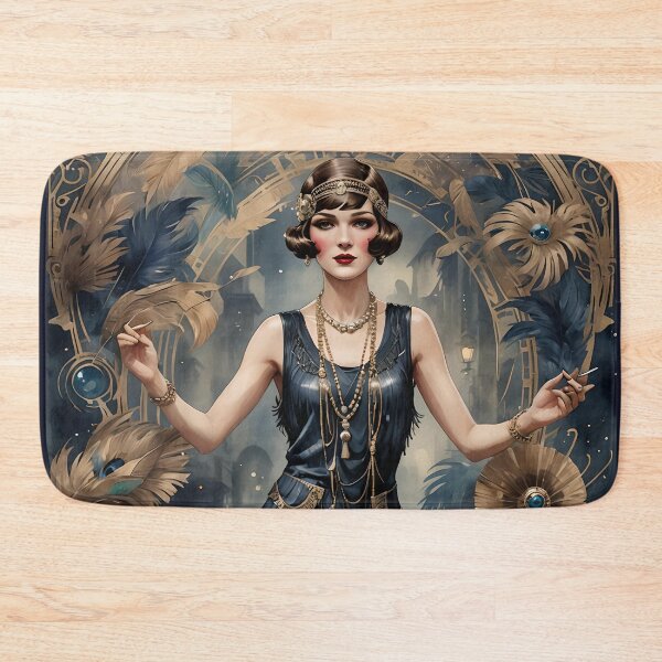 Item preview, Dramatic, Glamour, Roaring 1920's Flapper Portrait (#11 of a Collection) designed and sold by GoddessExp.