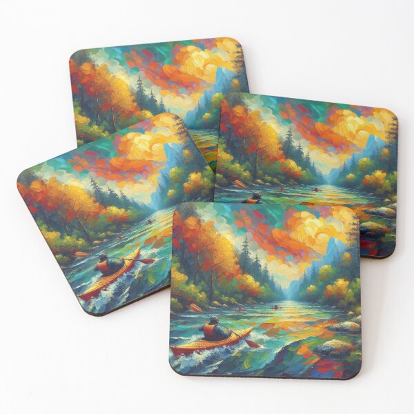 Item preview, Kayaking the Rapids  designed and sold by Halifaxartguy.