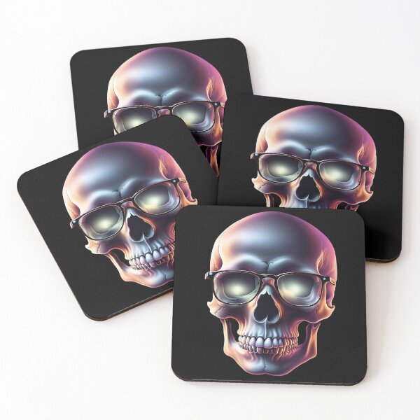 Item preview, Skull with glasses designed and sold by DebriArte.