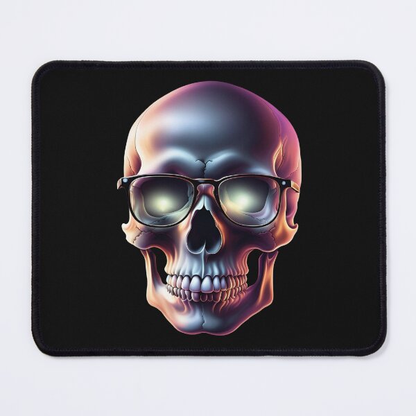 Item preview, Skull with glasses designed and sold by DebriArte.