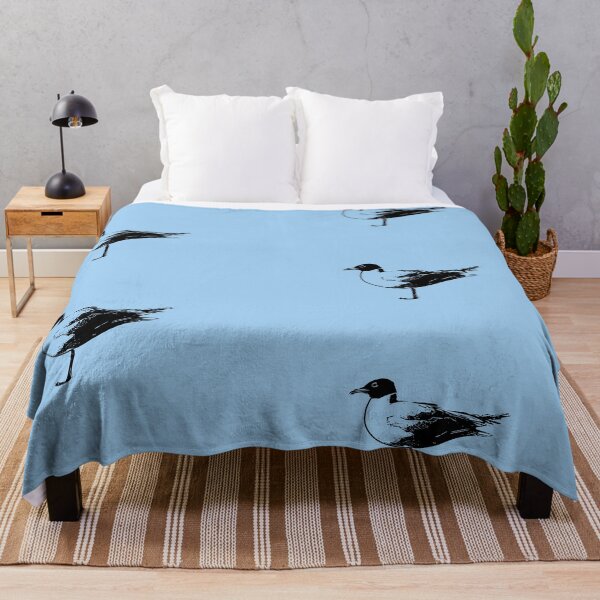 Item preview, Mediterranean Gull Black Design designed and sold by designsasstultd.