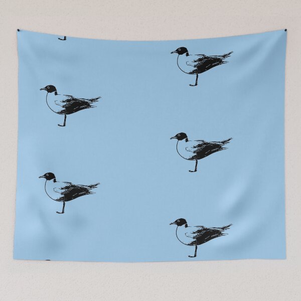 Item preview, Mediterranean Gull Black Design  designed and sold by designsasstultd.