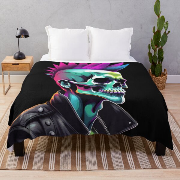 Item preview, Punk skull designed and sold by DebriArte.