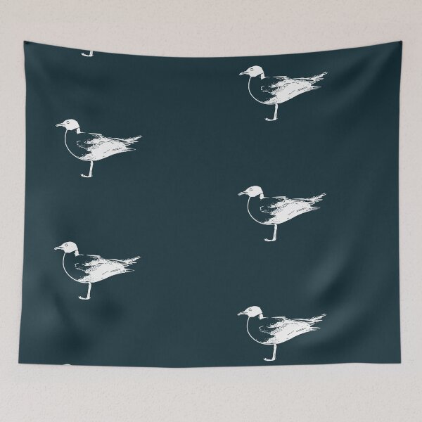 Item preview, Mediterranean Gull White Design  designed and sold by designsasstultd.