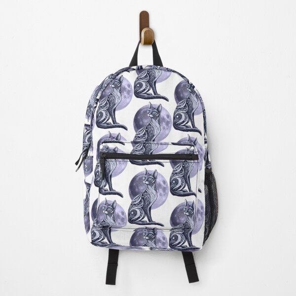 Item preview, Lunar Cat With Moon designed and sold by m2inspiration.