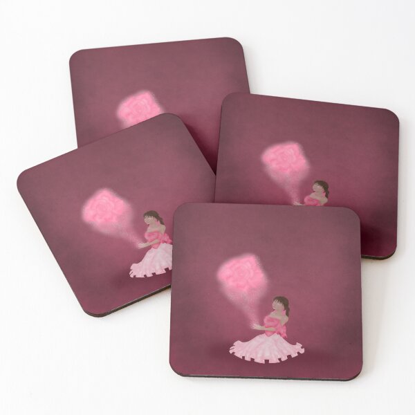Item preview, illusion of a glowing pink flower  designed and sold by LunaCoyoteArt.