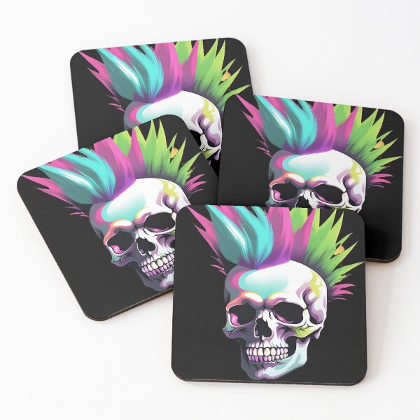 Item preview, Punk skull designed and sold by DebriArte.