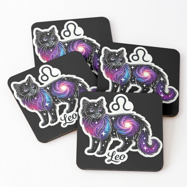 Item preview, Zodiac Leo Black Cat designed and sold by duke818.