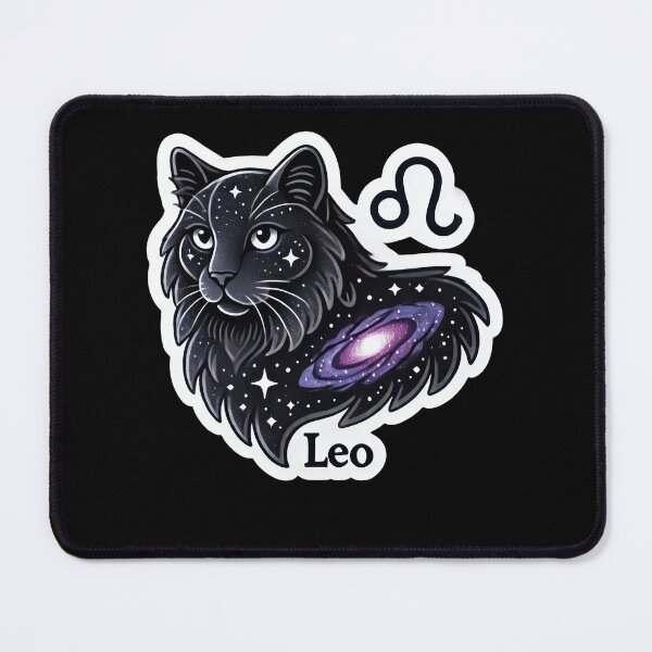 Item preview, Zodiac Leo Black Cat designed and sold by duke818.