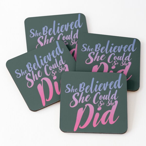 Item preview, She Believed She Could So She Did designed and sold by Satyamshop76.