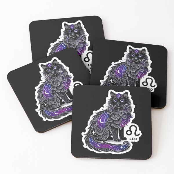Item preview, Zodiac Leo Black Cat designed and sold by duke818.