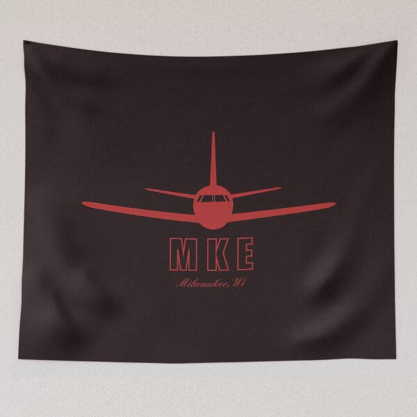Item preview, MKE Milwaukee Wi Wisconsin Airport Code designed and sold by Lartheviking.