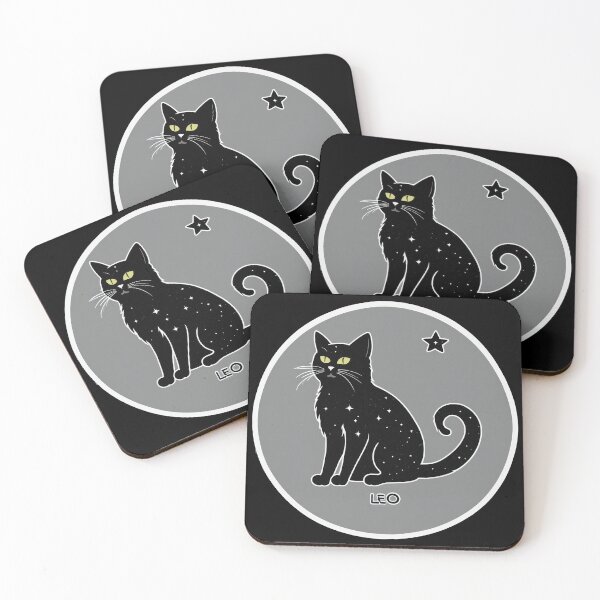 Item preview, Zodiac Leo Black Cat designed and sold by duke818.