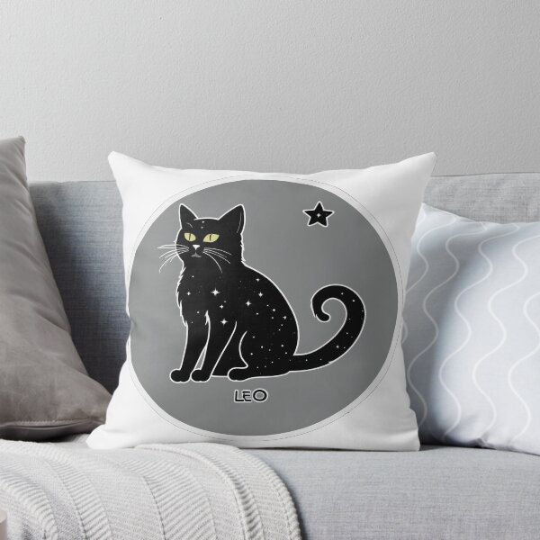 Item preview, Zodiac Leo Black Cat designed and sold by duke818.