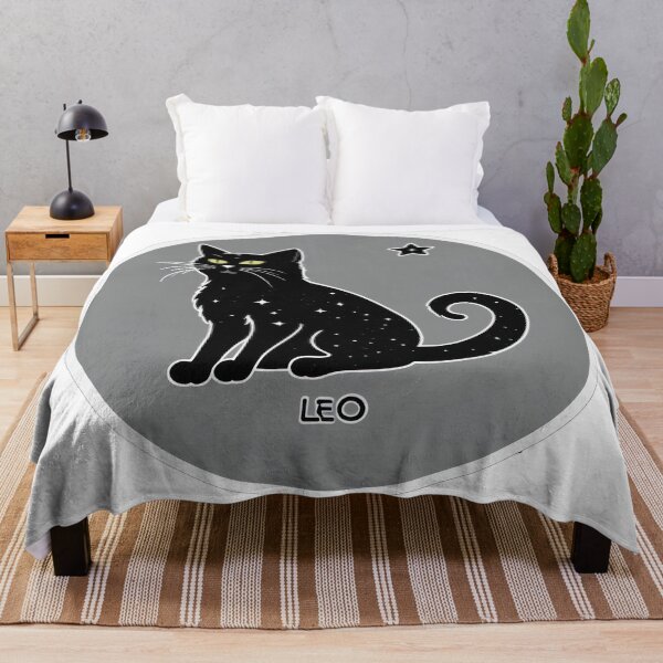 Item preview, Zodiac Leo Black Cat designed and sold by duke818.