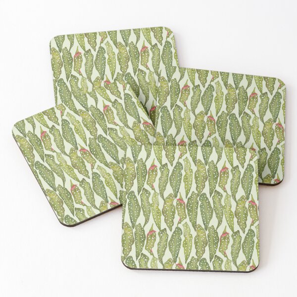 Item preview, Polka Dot Begonia Leaves designed and sold by JocelynBateson.
