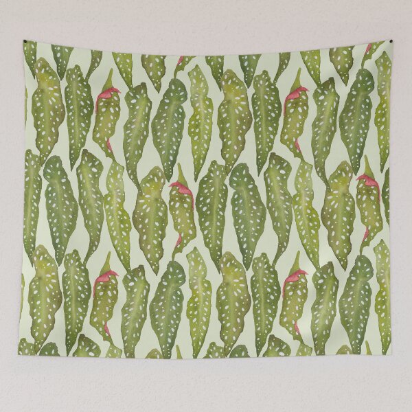Item preview, Polka Dot Begonia Leaves designed and sold by JocelynBateson.