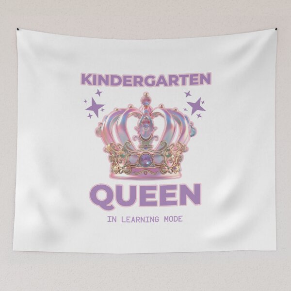 Item preview, Kindergarten Queen- In Learning Mode- Cute Kids Teacher Shirt Design for School designed and sold by Miranda the Artist.