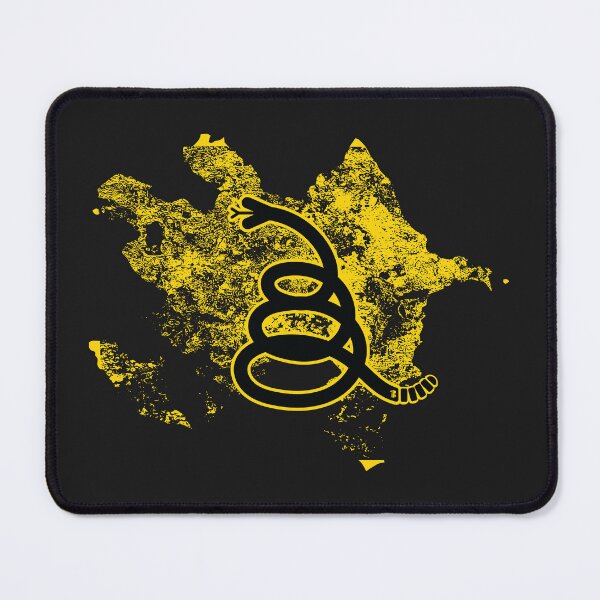 Item preview, Distressed AZERBAIJAN - Freedom Is The Superpower - Modern Gadsden Snake Flag - Dont Tread On Me design designed and sold by pelagio.