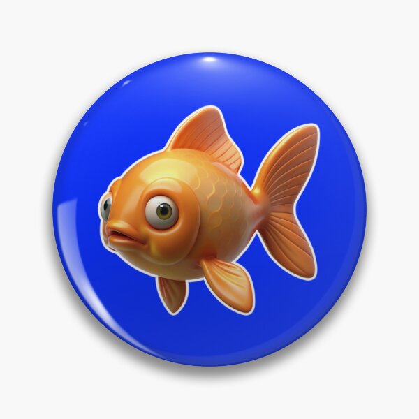 Item preview, GOLD FISH WITH BIG EYES designed and sold by larissa-myrie.