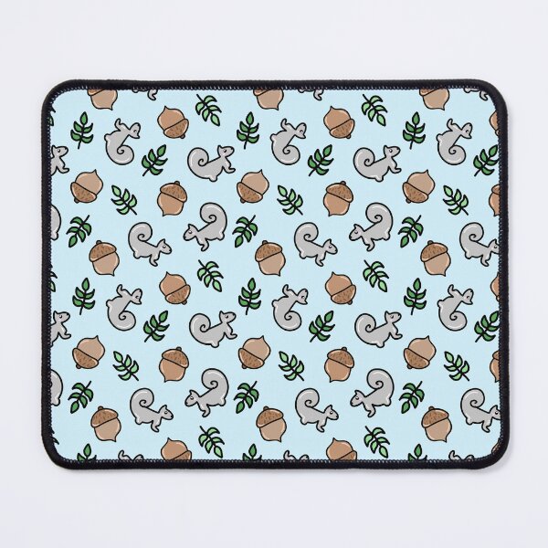 Item preview, Magical Forest Whimsical Woodland Squirrels, Acorns, and Leaves Doodles Pattern, made by EndlessEmporium  designed and sold by EndlessEmporium.
