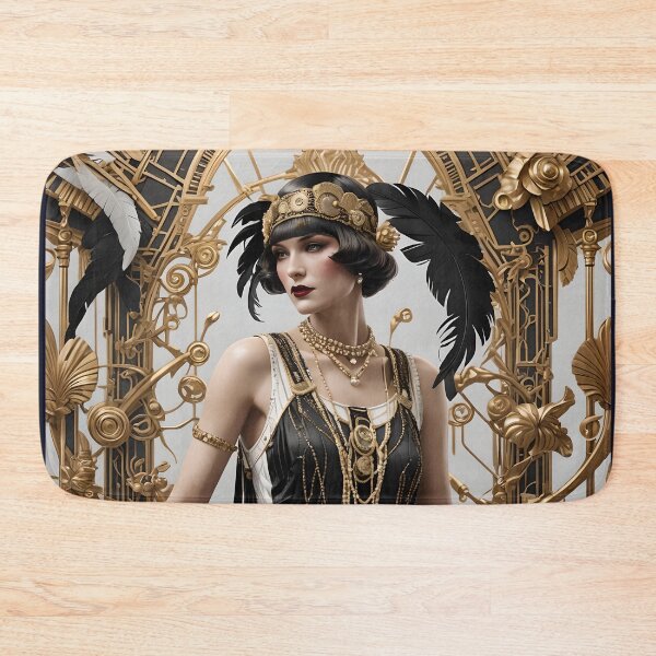 Item preview, Dramatic, Glamour, Roaring 1920's Flapper Portrait (#12 of a Collection) designed and sold by GoddessExp.