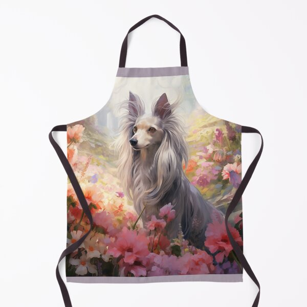 Item preview, Chinese Crested in a Flower Garden designed and sold by Samuelsboro.