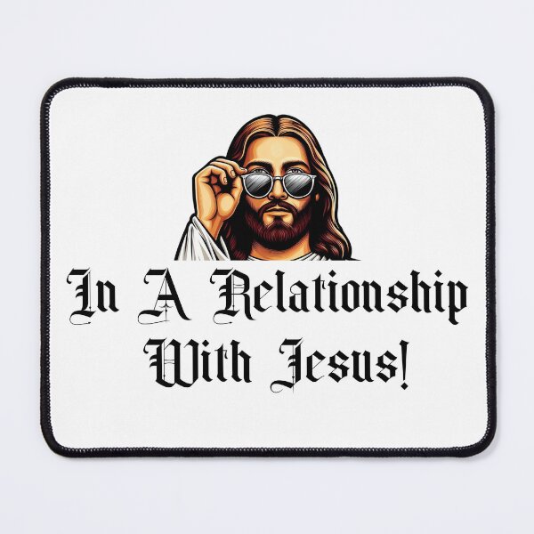 Item preview, In A Relationship With Jesus Sunglasses Design designed and sold by KokkoCanada.