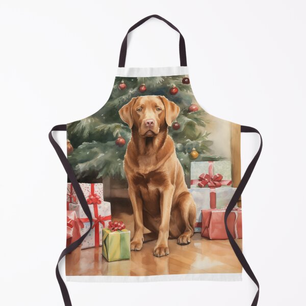 Item preview, Christmas Portrait of a Chesapeake Bay Retriever designed and sold by Samuelsboro.