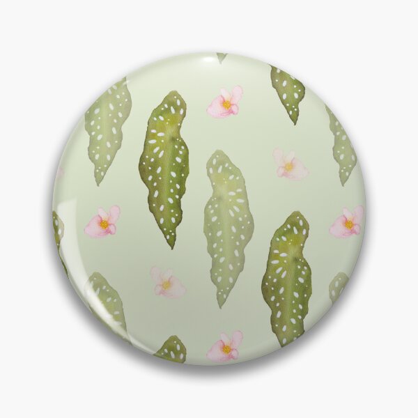 Item preview, Cascading Polka Dot Begonia Leaves designed and sold by JocelynBateson.