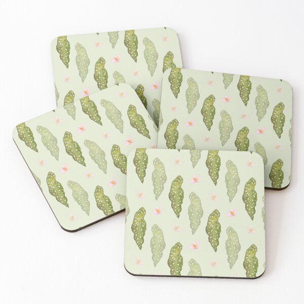Item preview, Cascading Polka Dot Begonia Leaves designed and sold by JocelynBateson.