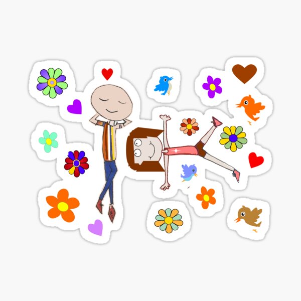 Item preview, Chillin with Flowers in a Field designed and sold by BankrobberGus.