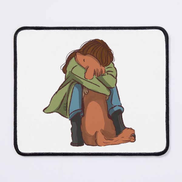 Item preview, A woman hugging her dog  designed and sold by Hessah-HA.