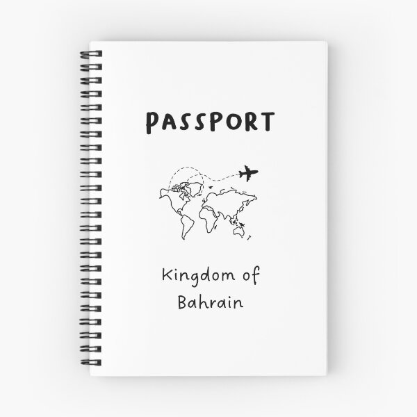 Item preview, Kingdom of Bahrain | Passport Design | Travel or Global Exploration | Minimalist Design designed and sold by RM-Journey.