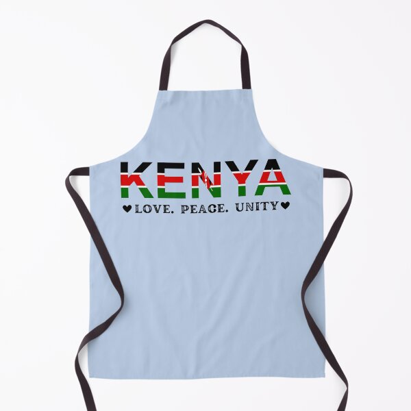 Item preview, Simple Kenyan Flag with Love Peace and Unity Kenyan Flag Symbol designed and sold by KBMeyer.