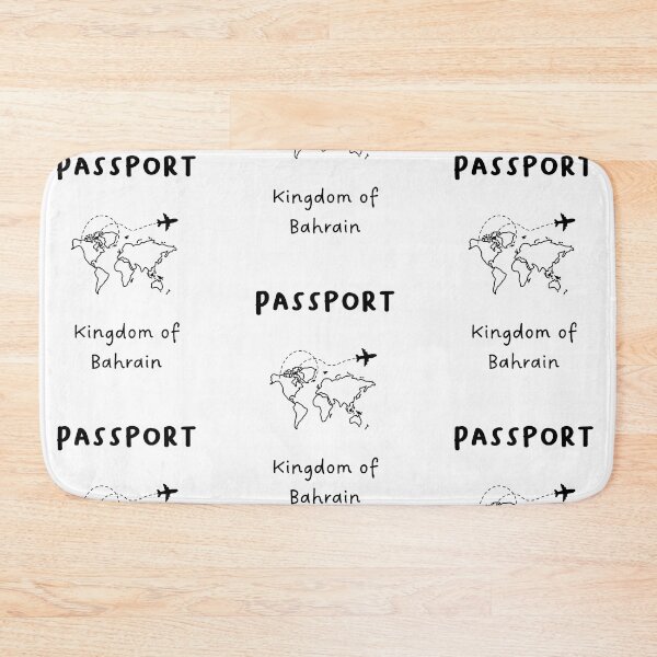Item preview, Kingdom of Bahrain | Passport Design | Travel or Global Exploration | Minimalist Design designed and sold by RM-Journey.