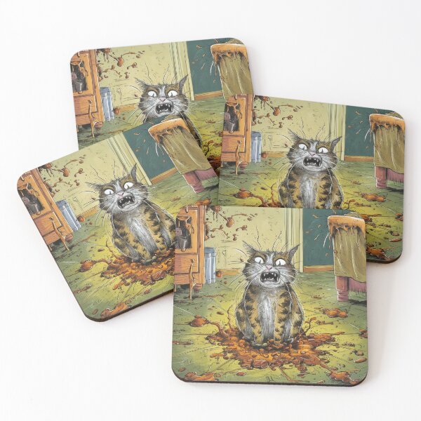 Item preview, cat with explosive diarrhea designed and sold by anahimar1418.
