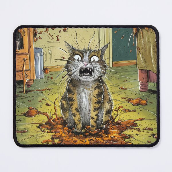Item preview, cat with explosive diarrhea designed and sold by anahimar1418.