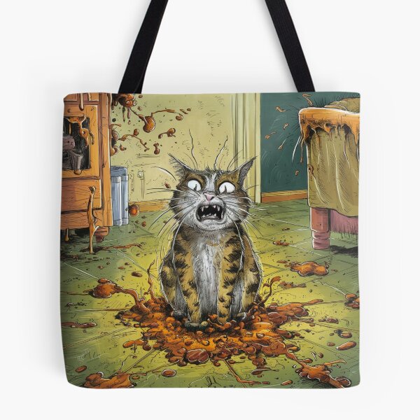 Item preview, cat with explosive diarrhea designed and sold by anahimar1418.