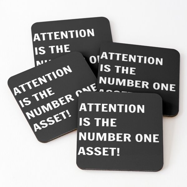 Item preview, Attention Is The Number One Asset! designed and sold by PLANTONE.