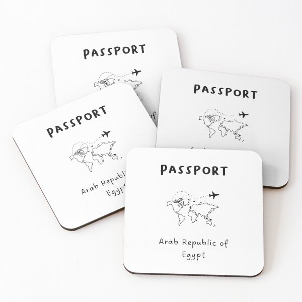 Item preview, Arab Republic of Egypt | Passport Design | Travel or Global Exploration | Minimalist Design designed and sold by RM-Journey.