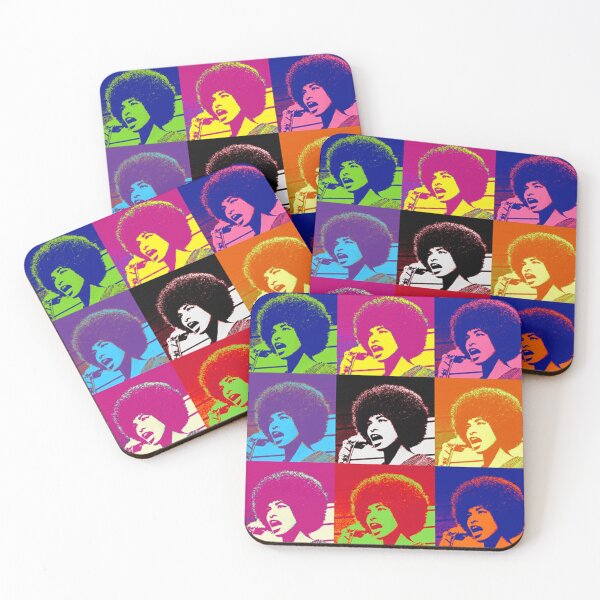Item preview, Angela Davis - REVOLUTION - POP ART designed and sold by Thelittlelord.