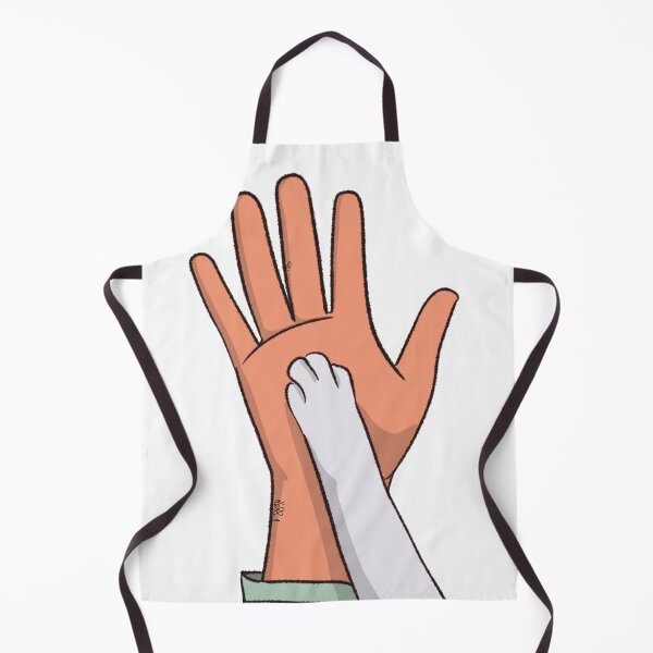 Item preview, A hand with a cat hand designed and sold by Hessah-HA.