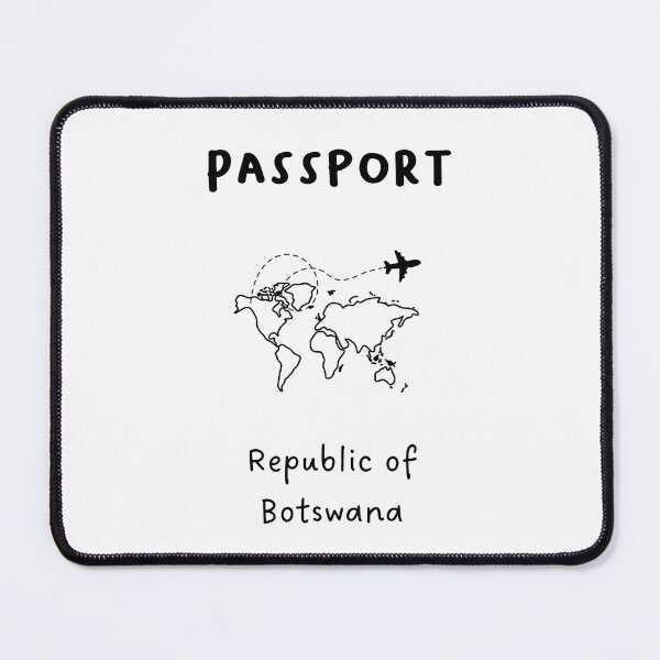 Item preview, Republic of Botswana | Passport Design | Travel or Global Exploration | Minimalist Design designed and sold by RM-Journey.