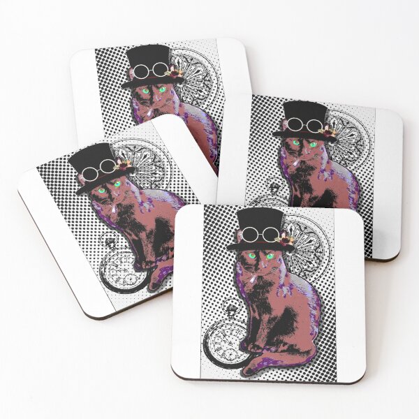 Item preview, Steampunk Kitty with Green Eyes designed and sold by dpenn.