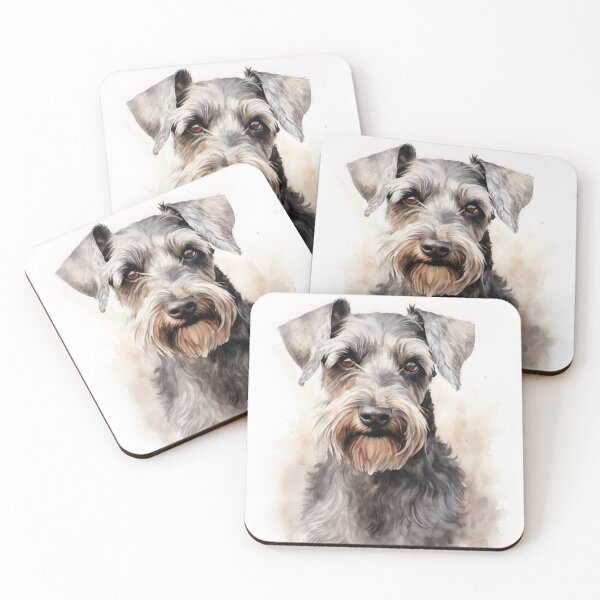 Item preview, Watercolor Cesky Terrier Portrait designed and sold by Samuelsboro.