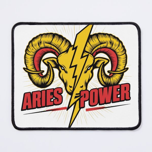 Item preview, Aries Power Zodiac Art designed and sold by ArtByYunus.